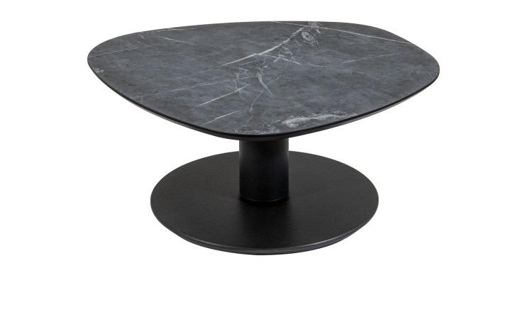 Couchtisch 1886-MGG-ANM in Schwarz - Marble Grigio und anthrazit, Ansicht niedrig