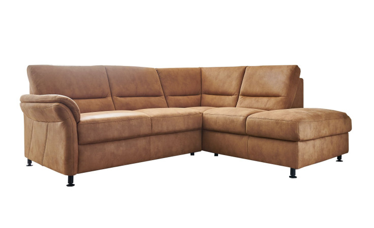 Ecksofa plano|FORM Dale in der Farbausführung Zimt