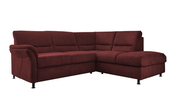 Ecksofa plano|FORM Dale in der Farbausführung Wine