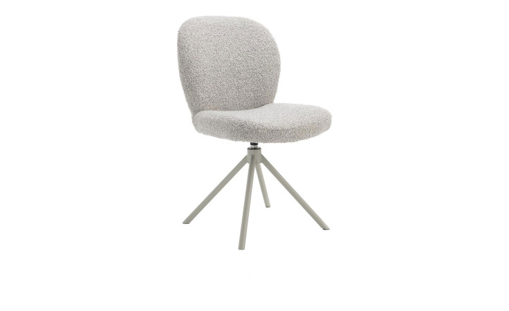 Stuhl Jaxon in der Farbe Kiesel von schräg vorne