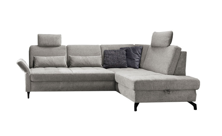 Komfort-Ecksofa Westminster, in der Farbausführung Hellgrau
