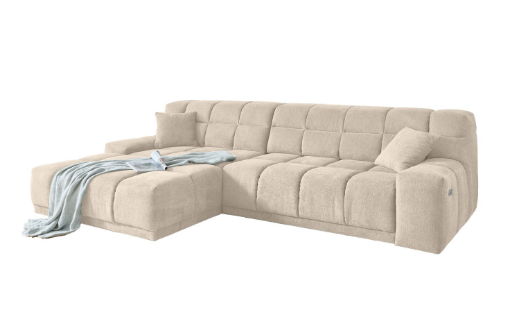 Wohnlandschaft Lacona in der Farbe Beige