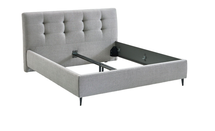 Basis-Polsterbett Arnheim, in der Farbe silber