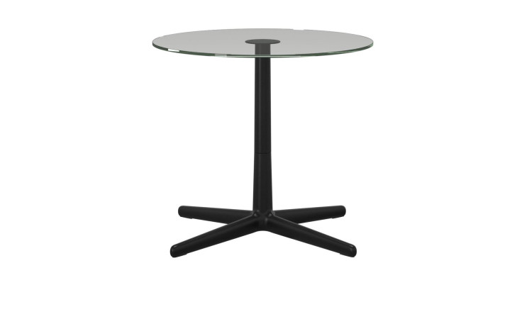 Beistelltisch stressless Urban Cross S mit schwarzem Gestell.