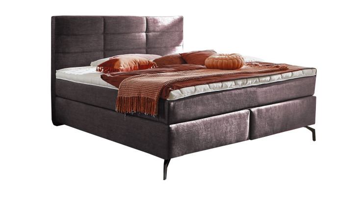 vito Asetto Basis - Boxspringbett in der Farbausführung Beluga