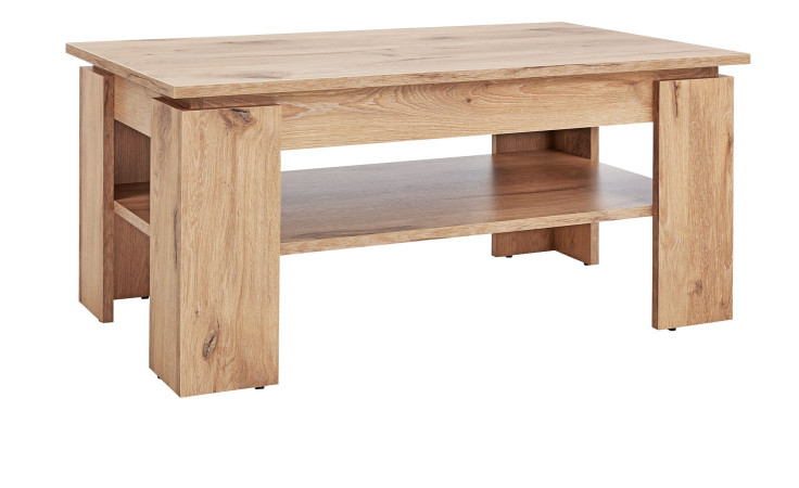 Couchtisch LIV'IN Baveno in Nox Oak aus Holzwerkstoff.
