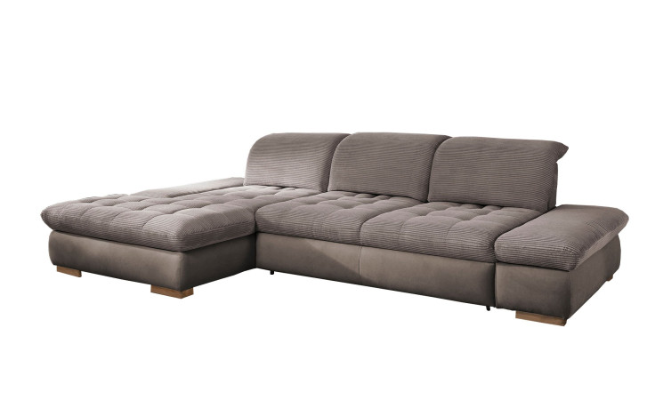Wohnlandschaft vito Fulla in der Farbe Taupe