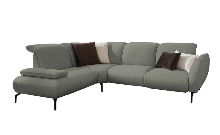 Basis-Ecksofa vito Bevy, in der Farbausführung  Stone