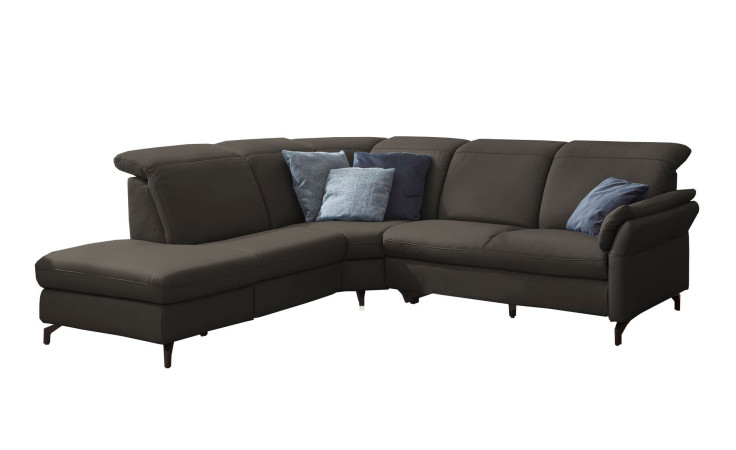 Basis-Ecksofa vito Sardena, in der Farbausführung Elephant