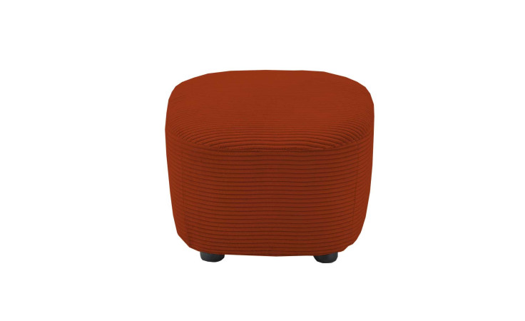 Hocker set one 1450 in der Farbausführung yellow orange, Frontansicht