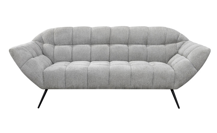 Sofa 3-sitzig Bergamo in der Farbe Grau