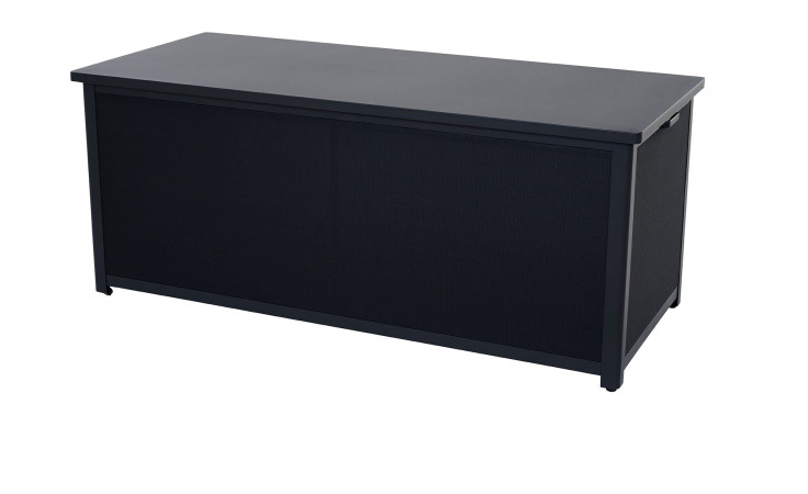 Aufbewahrungsbox MONDO Pallida in schwarz aus Aluminium 
