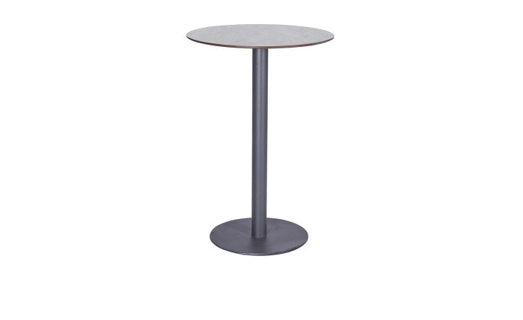 Bartisch Cliff von LC Garden mit runter Platte in grau