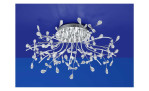 LED-Deckenleuchte Crystal 77 cm