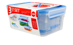 Frischhaltedosen-Set Clip & Close 3tlg.