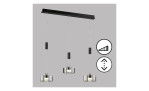LED-Pendelleuchte Lavin 100 cm