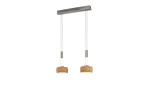 LED-Pendelleuchte Shine-Wood 65 cm
