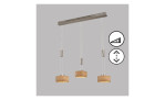LED-Pendelleuchte Shine-Wood 100 cm
