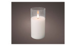 LED-Wachskerze im Glas 15 cm