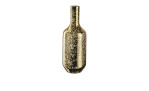 Vase Milano 39 cm hoch aus gold eingefärbtem gefleckten Glas.