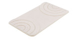 Badteppich Bow 70 x 120 cm in sandbeige 