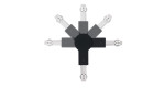 Gelenk-Verbinder URail 15 cm