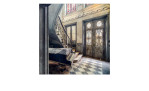 Alubild Lost House 100 x 100 cm