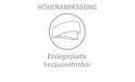 Nackenstützkissen Latex Vario Ergonomic 40 x 80 cm