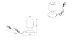 Tischleuchte Cup II 18 cm