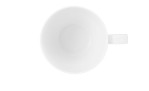 Bowl Modern Life 12 cm aus weißem Porzellan. Ansicht von oben.
