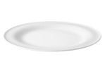 Frühstücksteller Beat 23,3 cm aus weißem Porzellan.