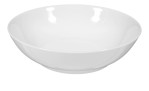 Salatschale Rondo/Liane 18,6 cm aus weißem Porzellan.