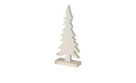 Tannenbaum 24 cm aus Kiefernholz in Creme.