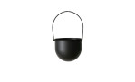 Pflanztopf Madox 30 cm in schwarz aus Eisen