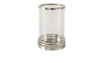 Windlicht Teggio 32 cm aus Glas und Metall
