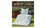 Bettwäsche 155 x 220 cm Blumenmuster 