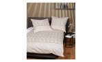 Biber Bettwäsche 155 x 220 cm Beige Rauchperle