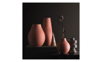 Vase Manufacture Collier 26 cm in rot, Ansicht mit mehreren Vasen