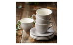 Kaffeetasse Color Loop 250 ml in grau, Ansicht im Gebrauch