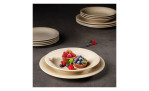 Suppenteller Color Loop 23,5 cm in beige, Ansicht im Milieu