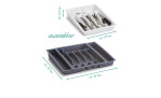 Besteckkasten 29-48 x 38 x 6,5 cm