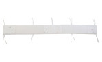 Nestchen Sternzauber 170 cm in Weiß / Taupe mit einer Polstervliesfüllung.