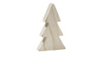 Tannenbaum 20 cm aus Holz in holzfarben.