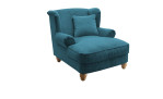 Loveseat-Sessel Bordeaux in der Farbe petrol