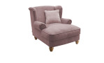 Loveseat-Sessel Bordeaux in der Farbe rosa