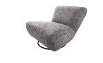 Dreh-Wipp-Sessel Calvi in der Farbe silber