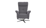 Basis - Relaxsessel in der Farbe grau, Frontansicht