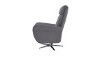 Basis - Relaxsessel in der Farbe grau, Seitenansicht, links