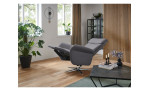 Basis - Relaxsessel in der Farbe grau, in einem Raum stehend mit der Relaxfunktion