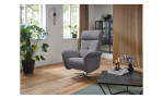 Basis - Relaxsessel in der Farbe grau, in einem Raum stehend